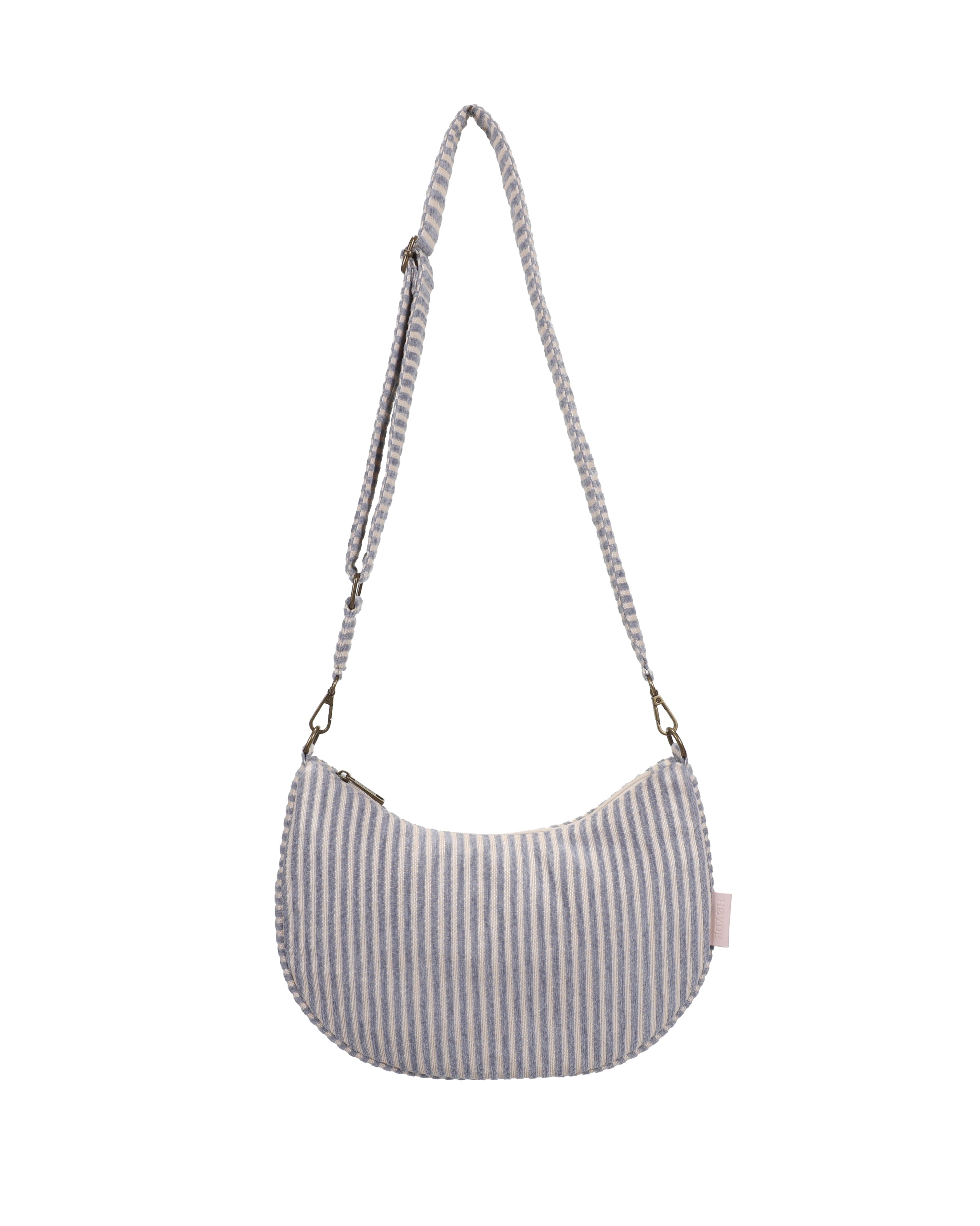 Set 3-delig Jacquard Stripe Blossom Blue