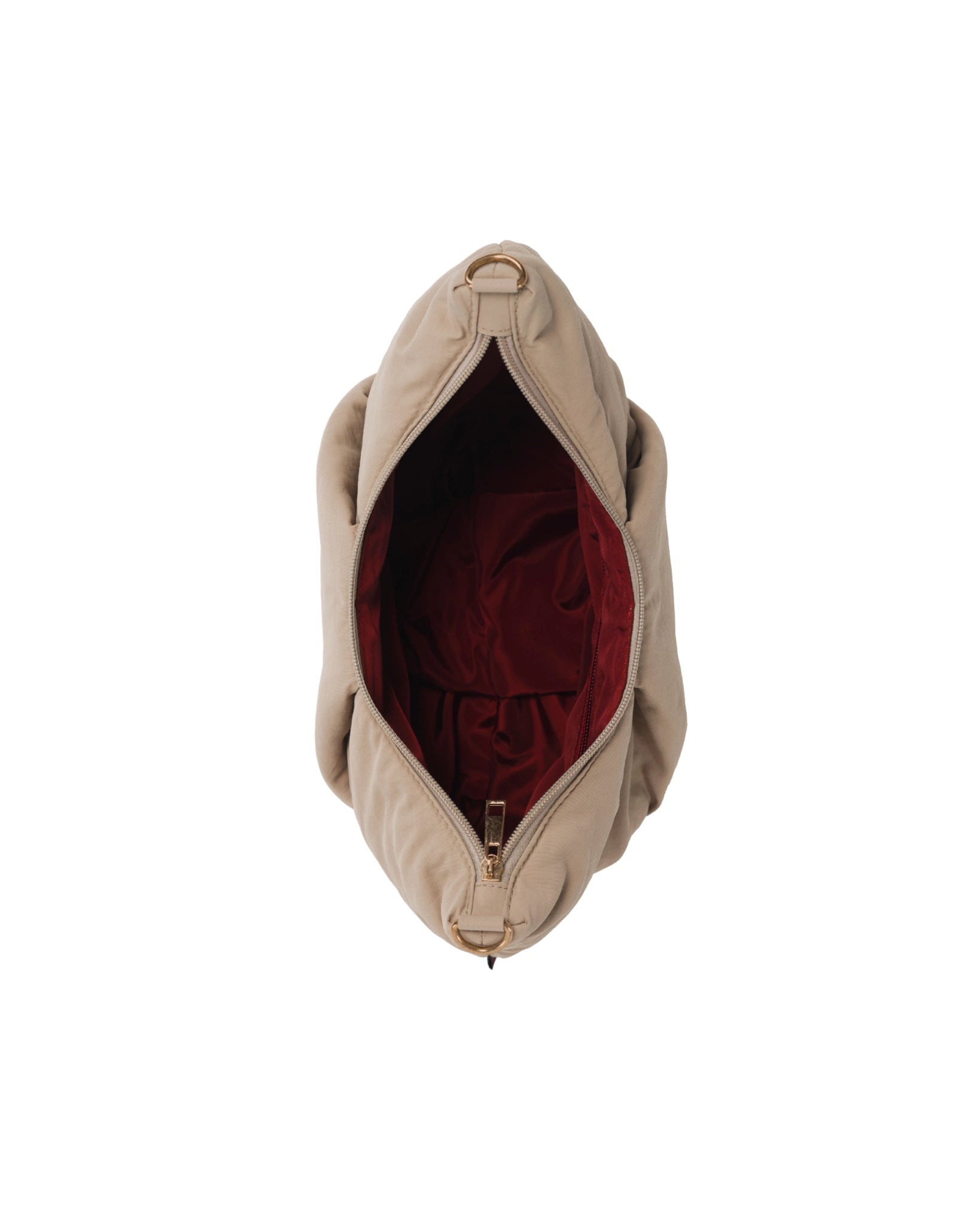 Crossbody Bag Puffy Biscuit Beige