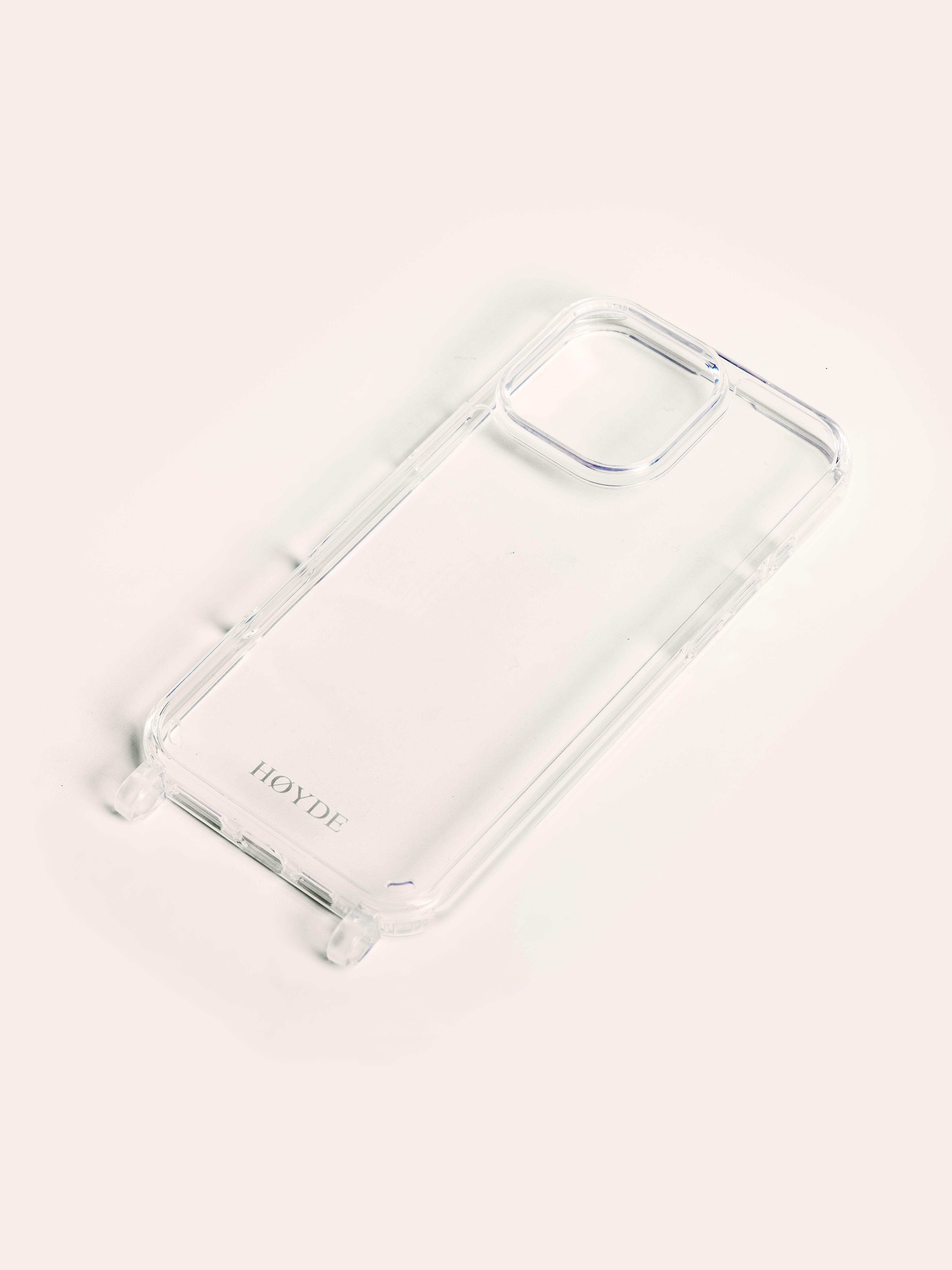 iPhone 16 Pro hoesje - transparant met siliconen ringen