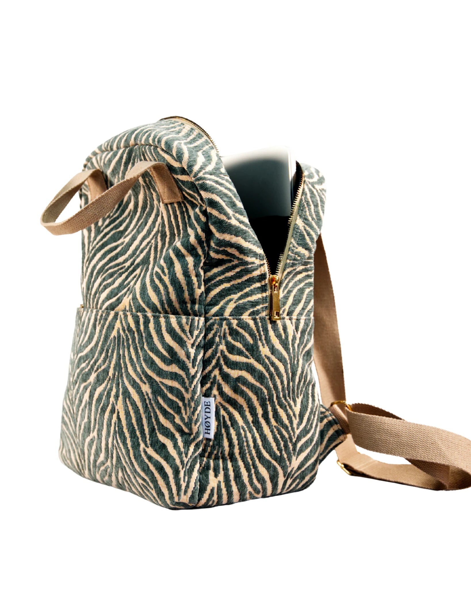 Laptoprucksack Damen Jacquard Aqua Pearl