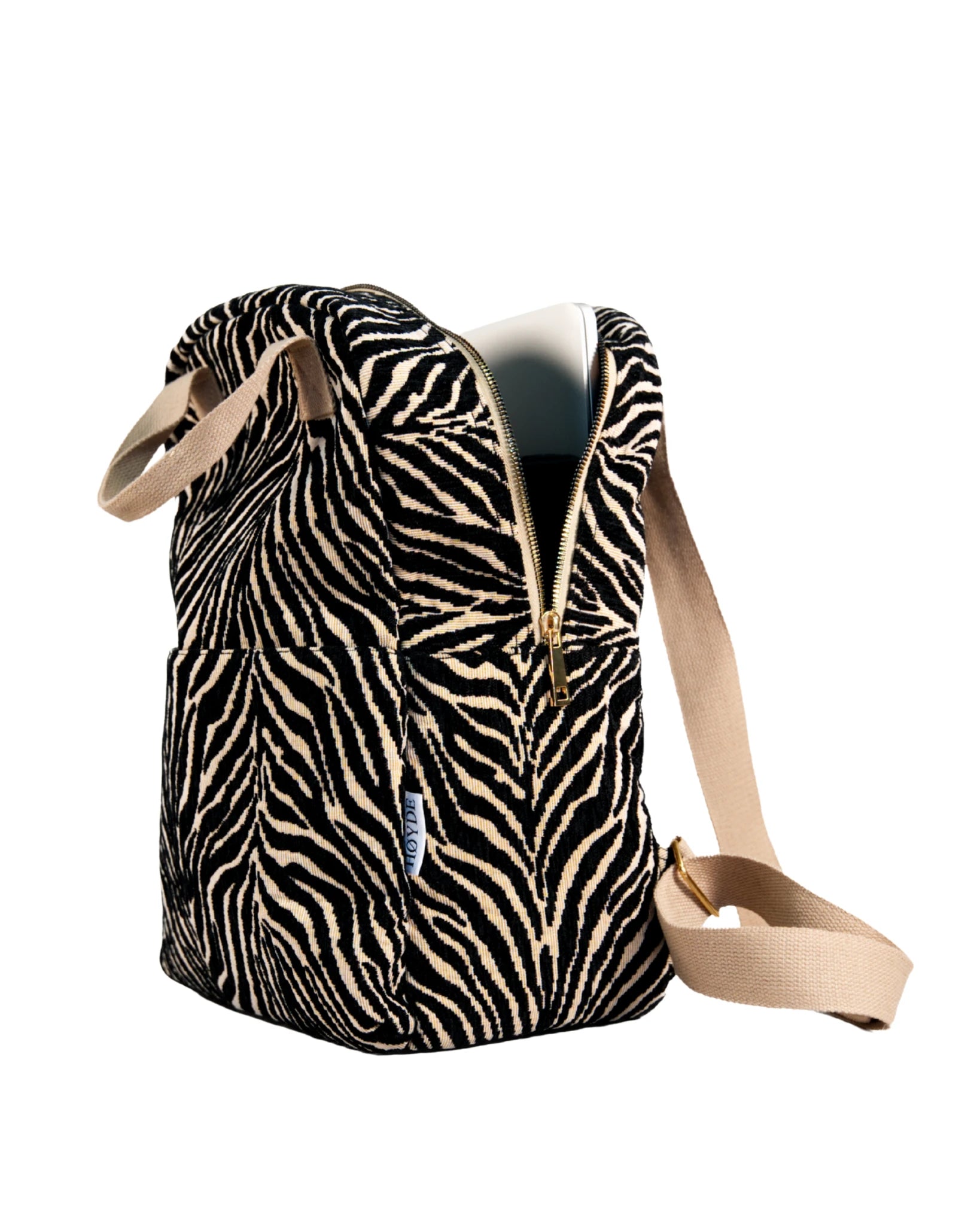 Laptoprucksack Damen Jacquard Gloomy Black