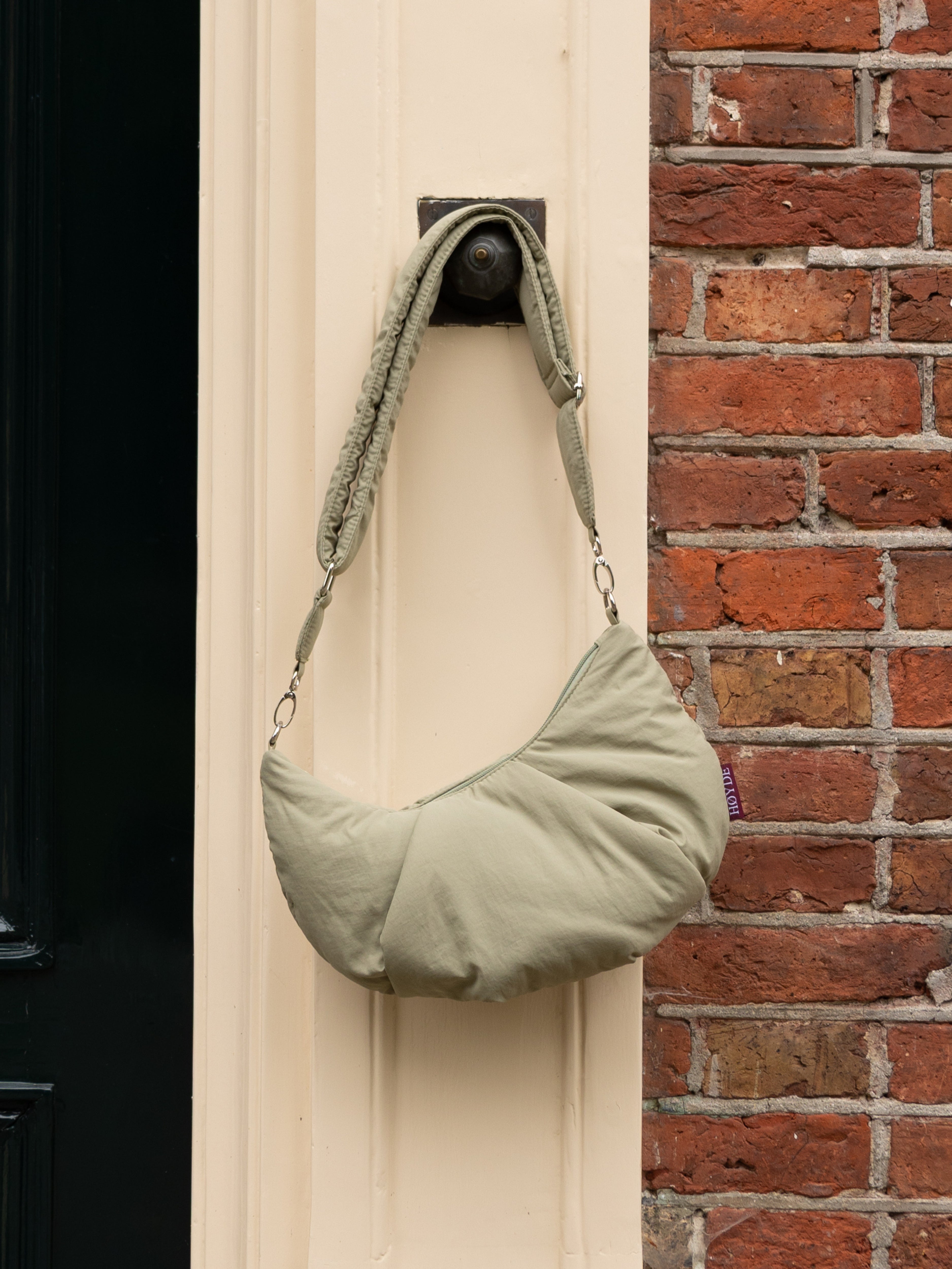 Crossbody Bag Damen Puffy Pistache