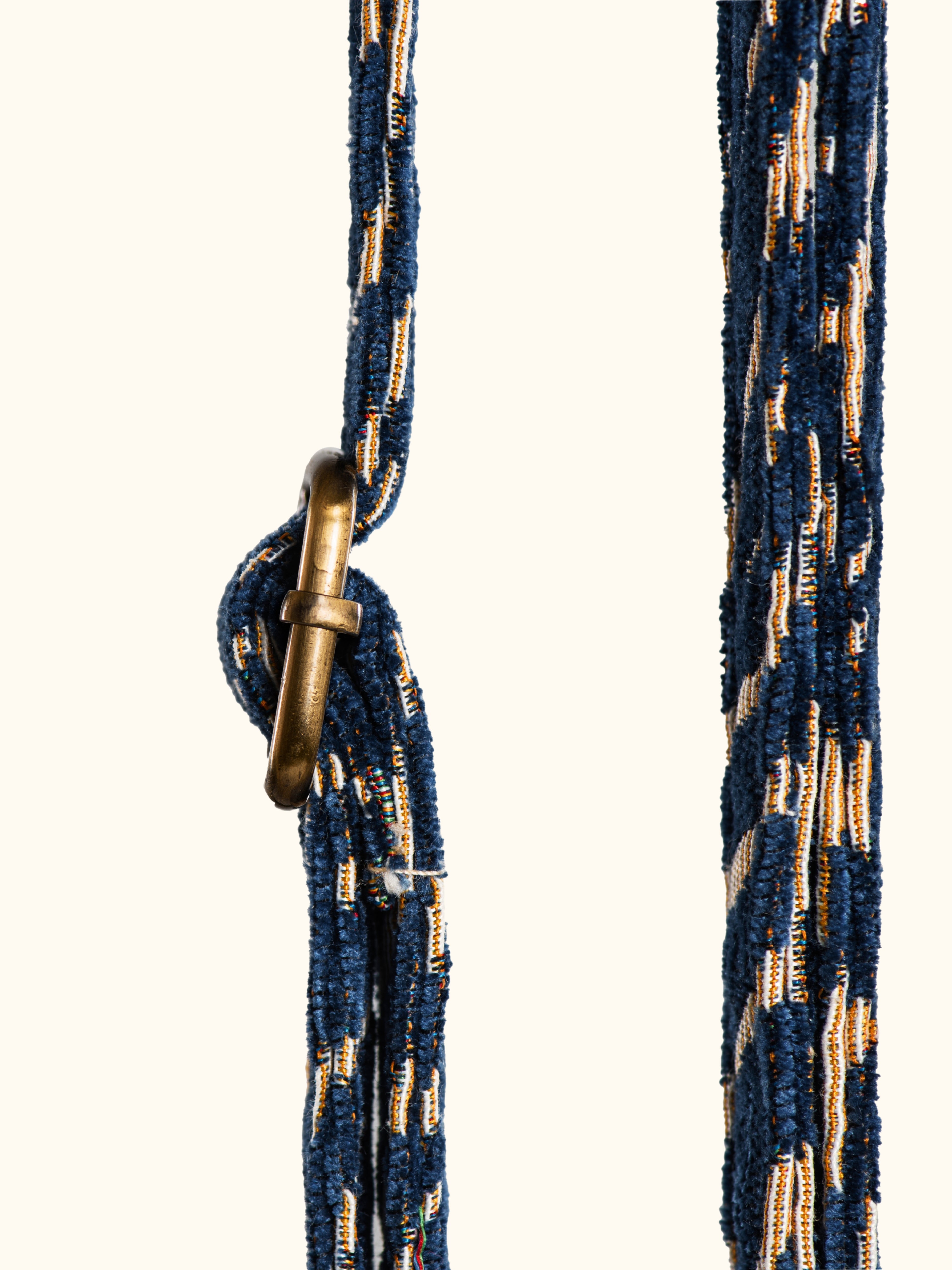 Phone Cord Jacquard Beachy Blue