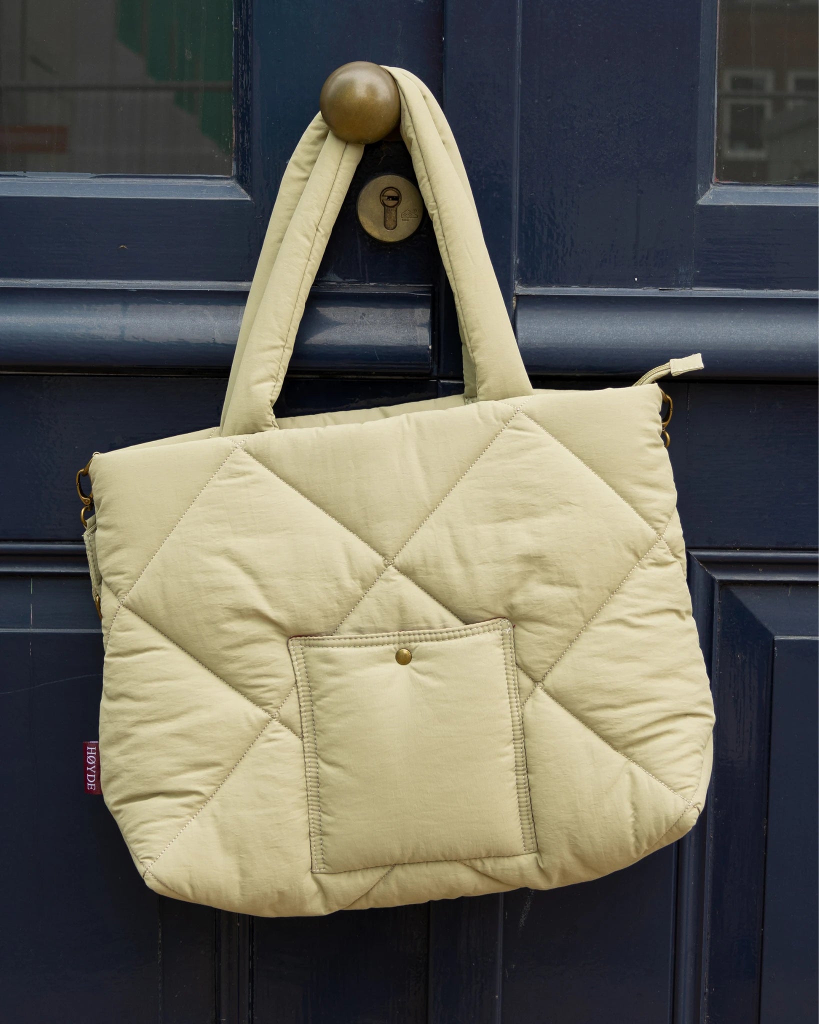 Totebag Shopper Dames Puffy Pistache