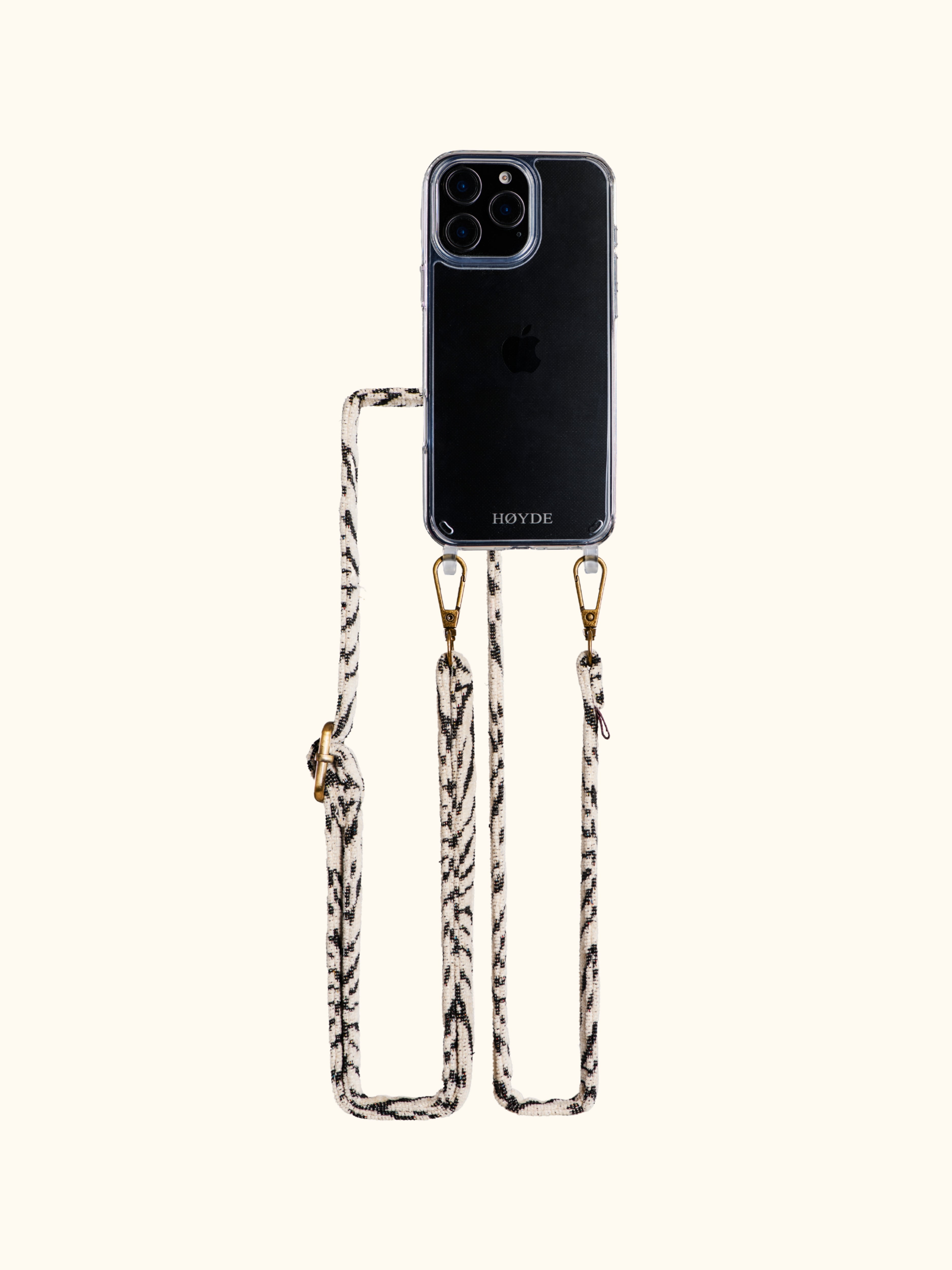 iPhone 16 Pro Max - Handyhülle mit band - Blanc Bliss
