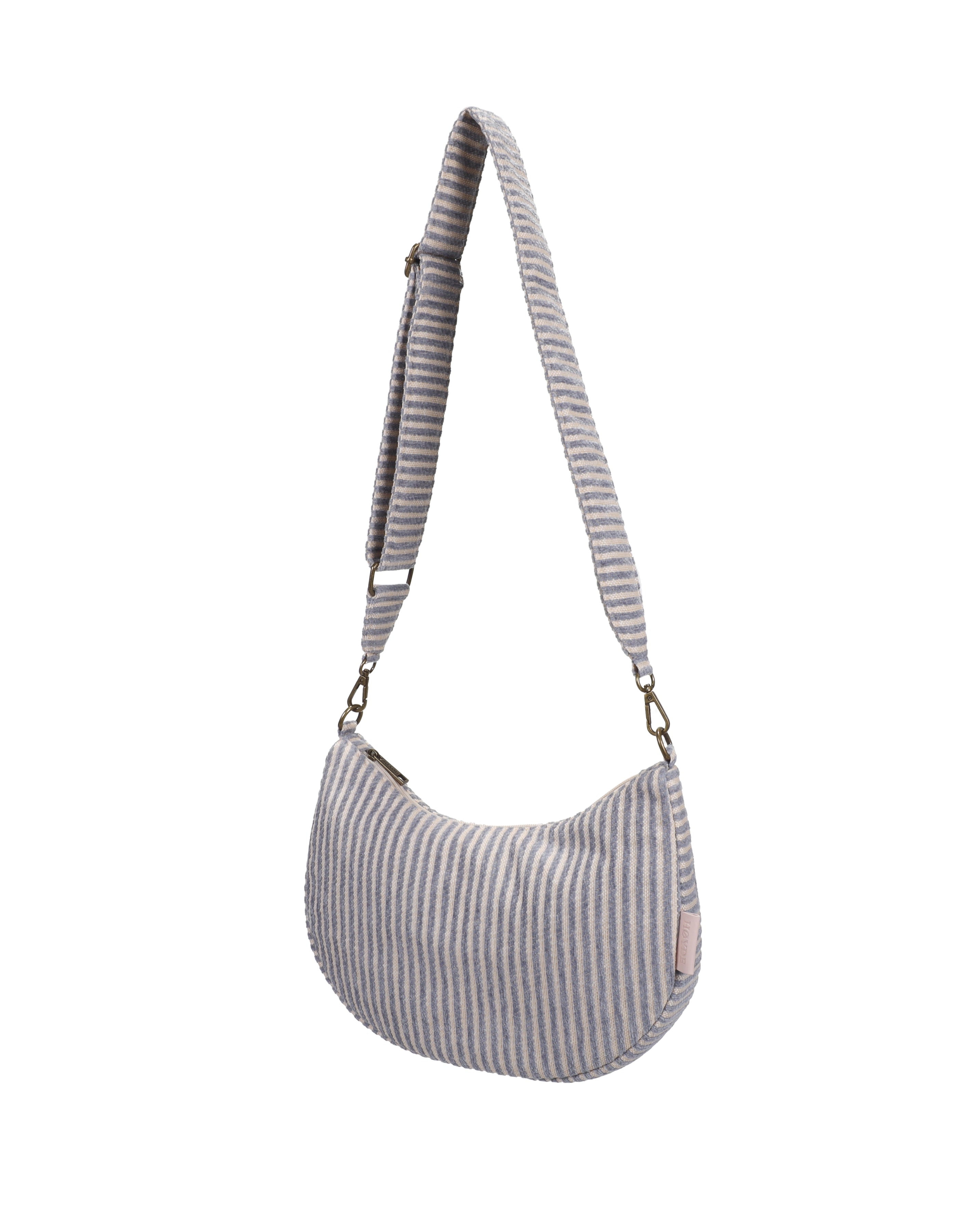 Set 3-delig Jacquard Stripe Blossom Blue