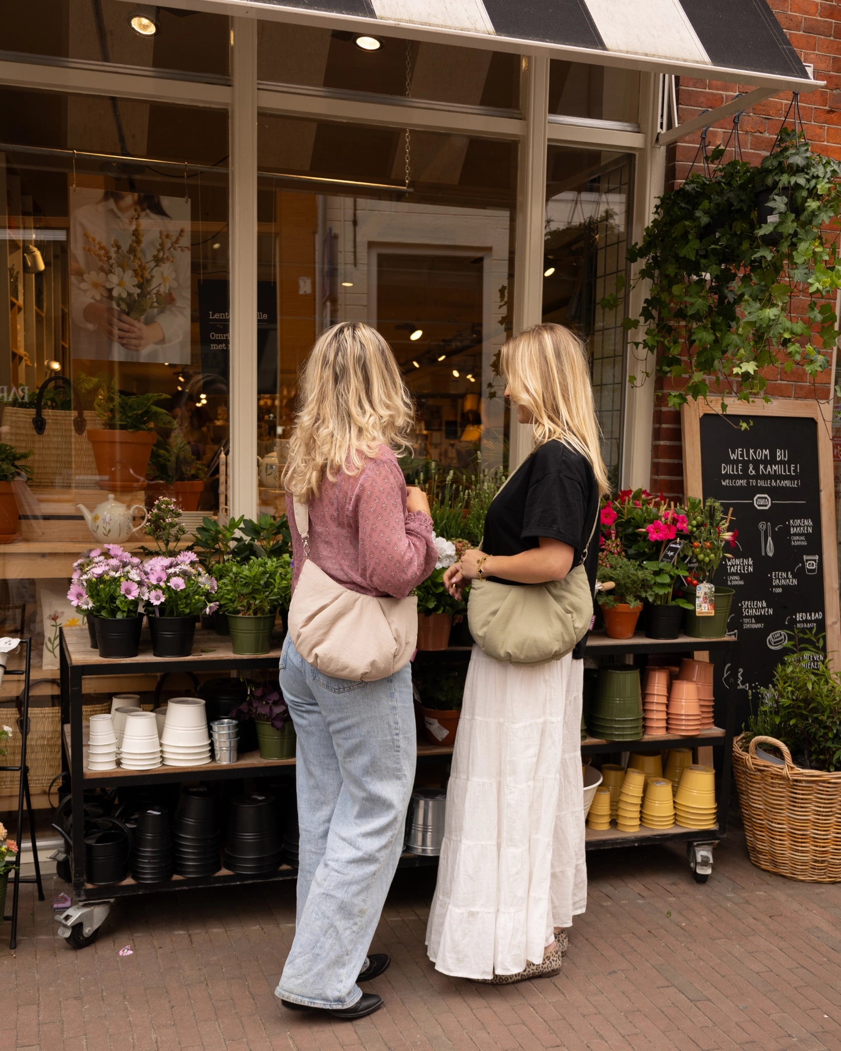 Crossbody Bag Puffy Biscuit Beige