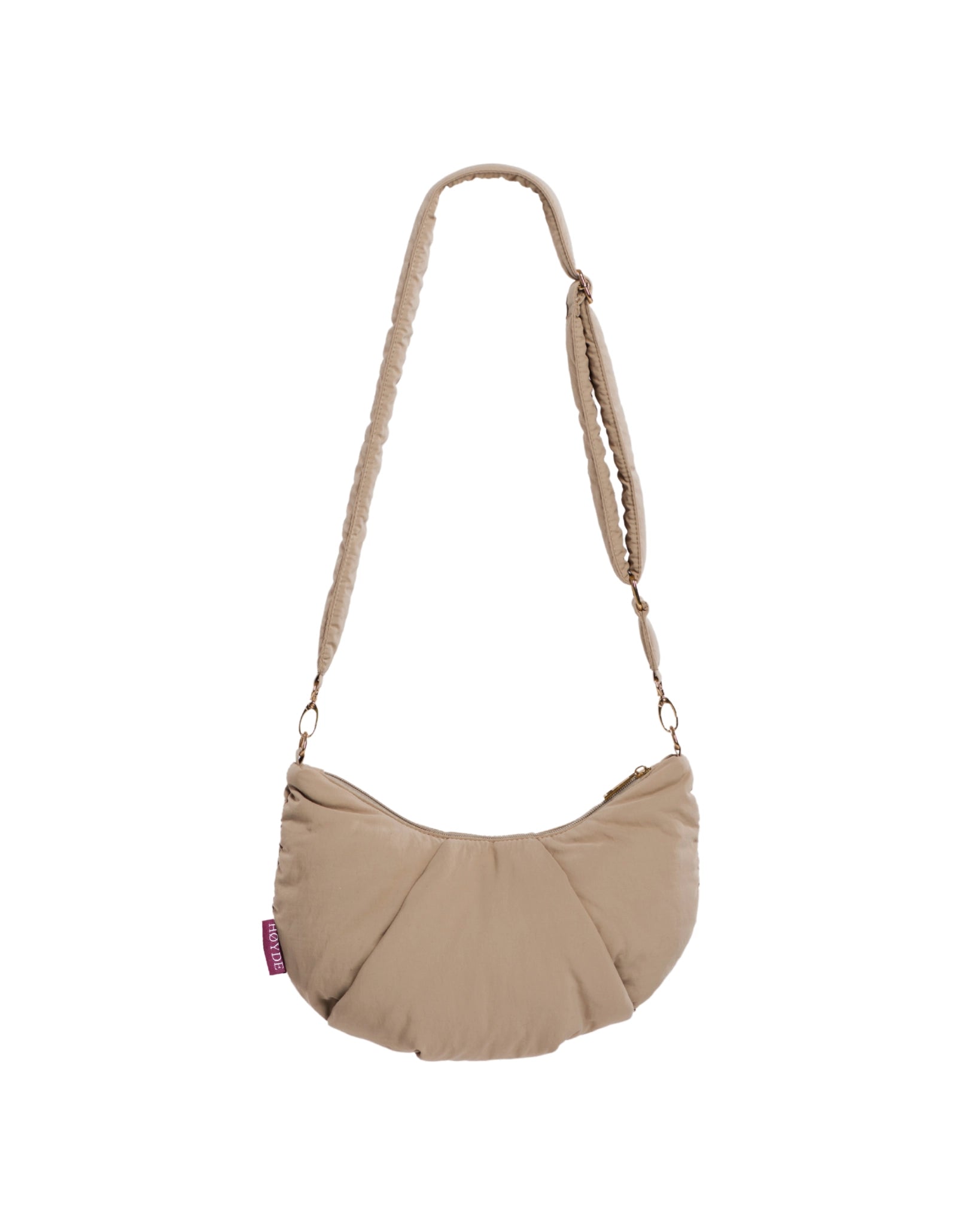 Crossbody Bag Puffy Biscuit Beige