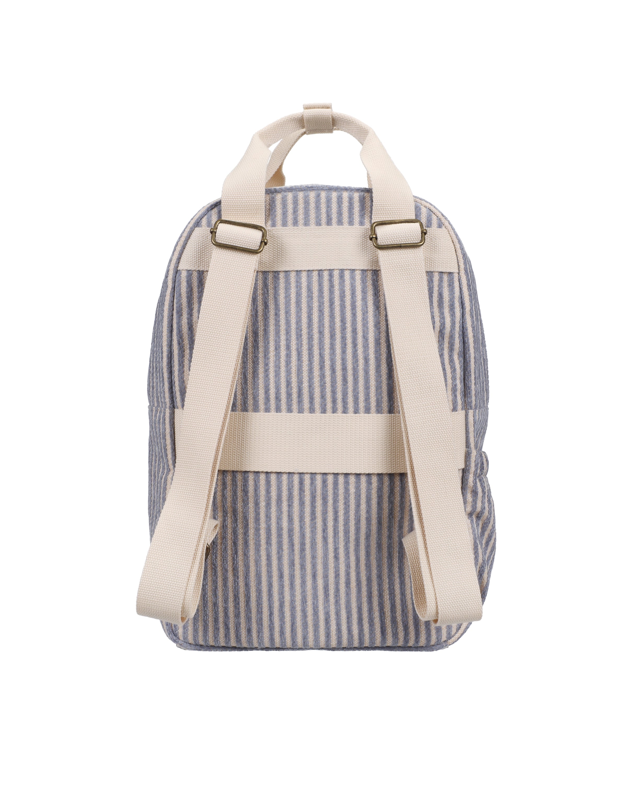 Set 3-delig Jacquard Stripe Blossom Blue