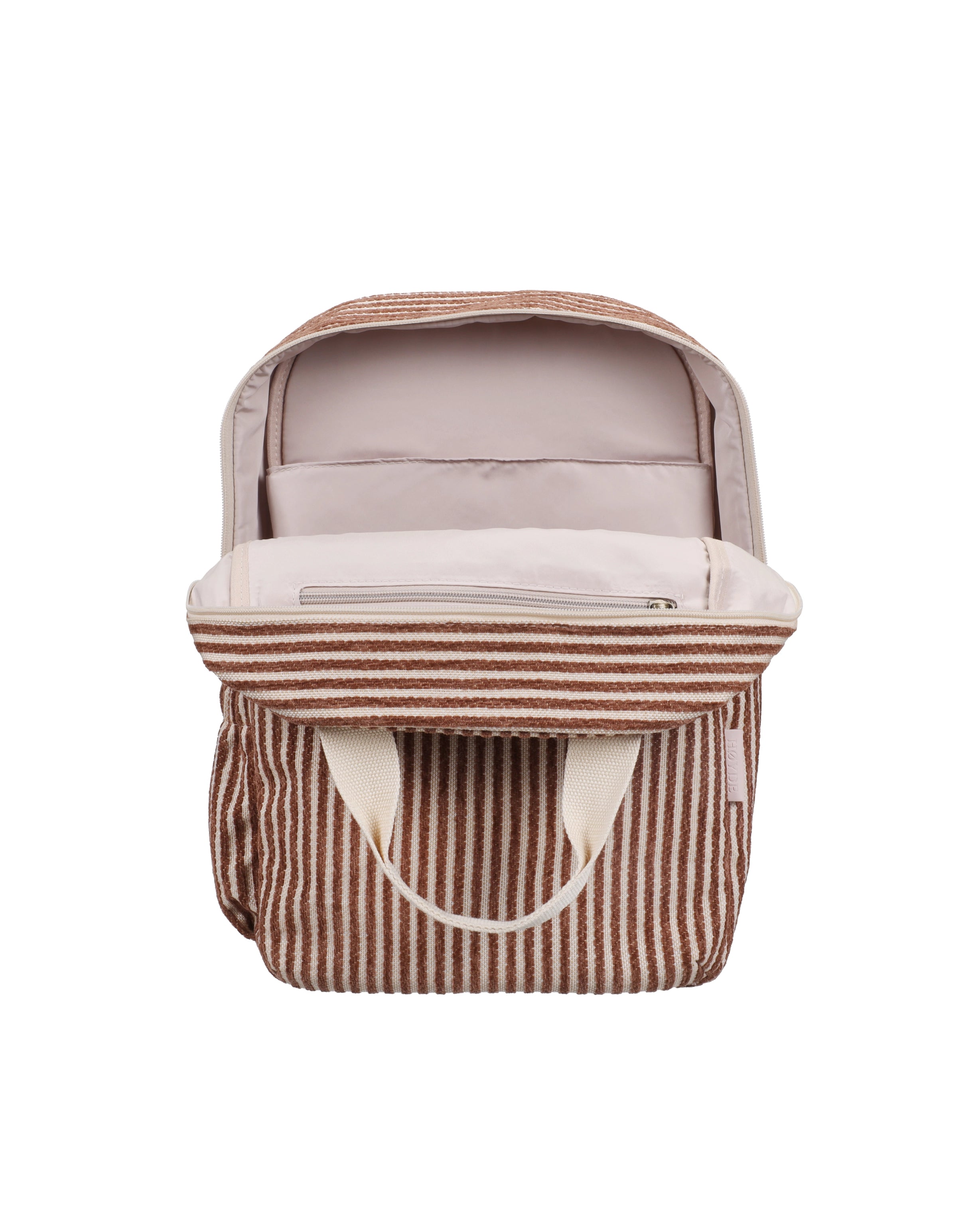 Set 3-delig Jacquard Stripe Mocha Muse