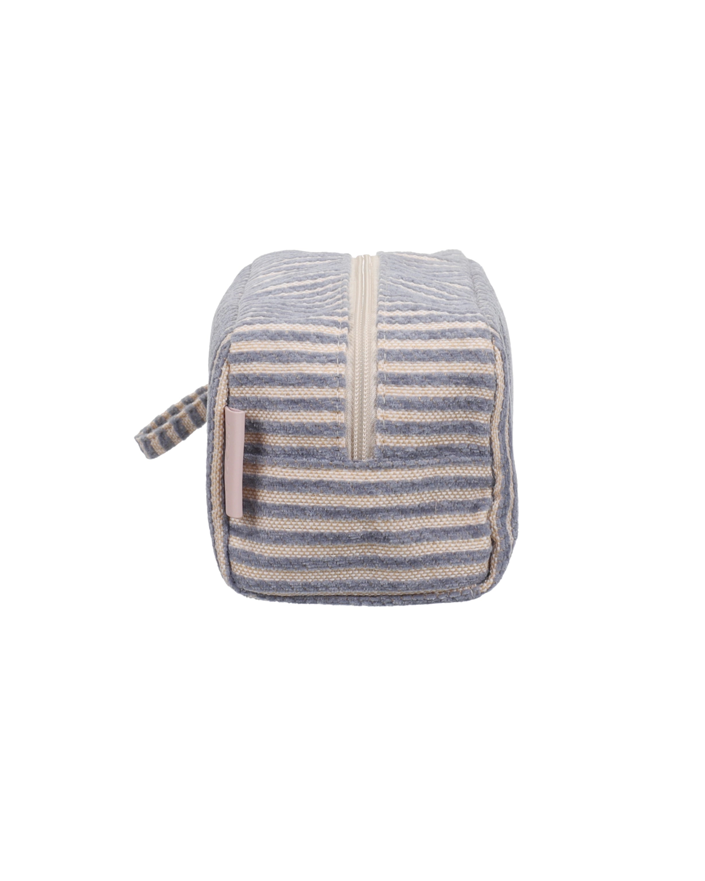 Set 3-delig Jacquard Stripe Blossom Blue