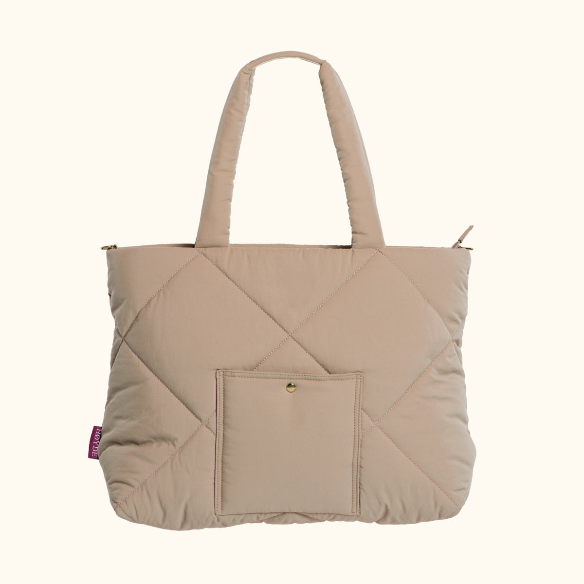 Totebag Shopper Women Puffy Biscuit Beige