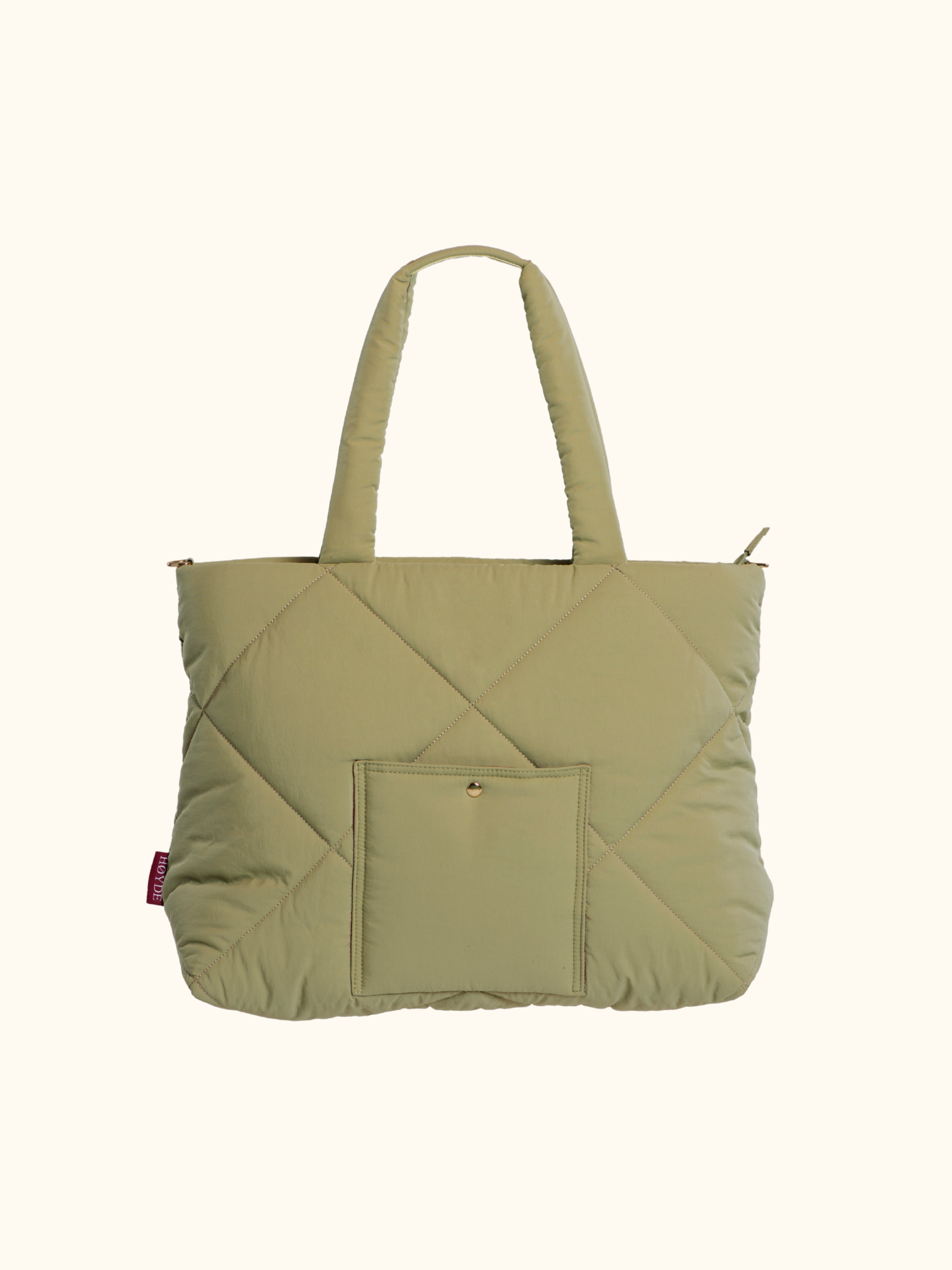 Totebag Shopper Dames Puffy Pistache
