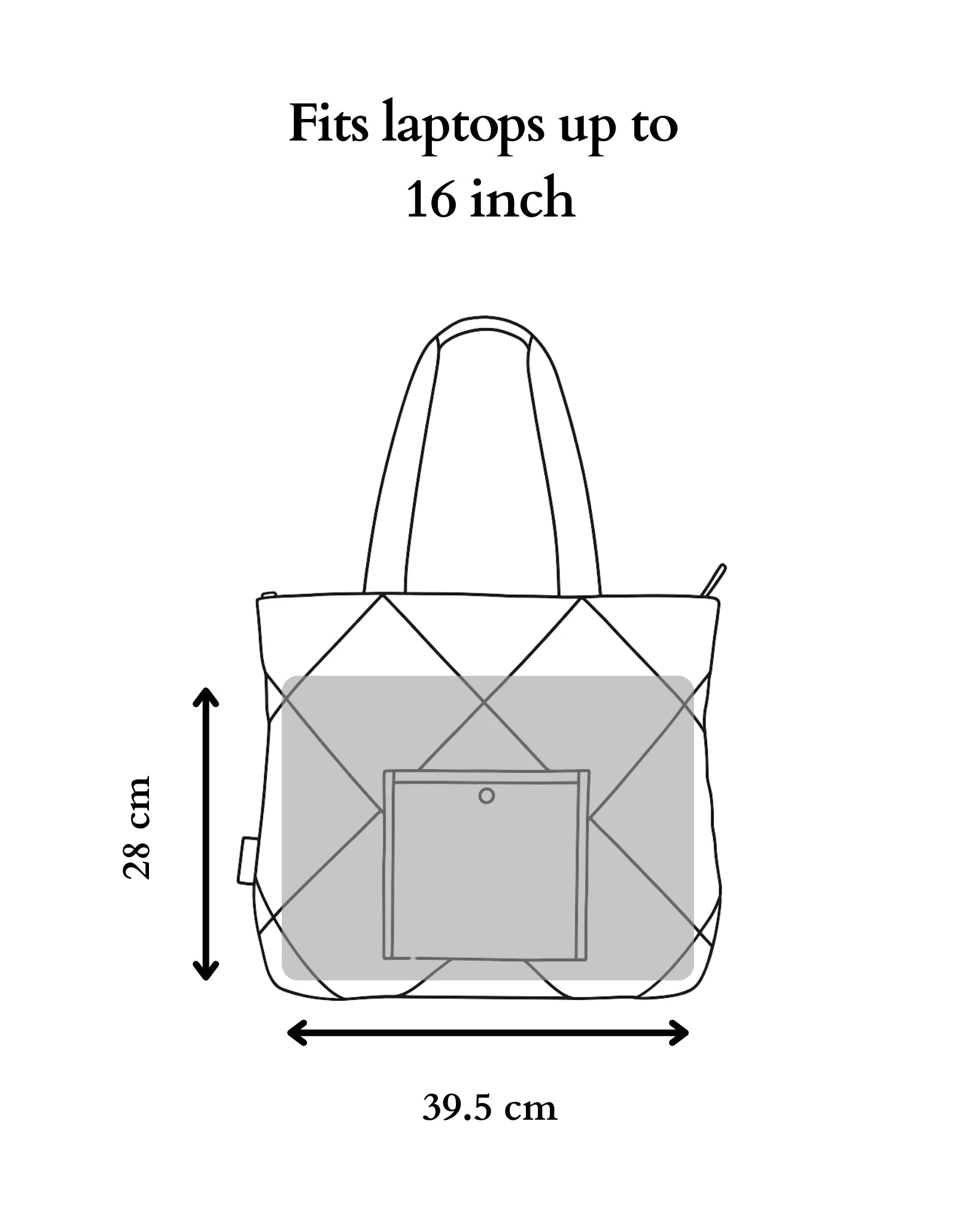 Totebag Shopper Dames Puffy Pistache