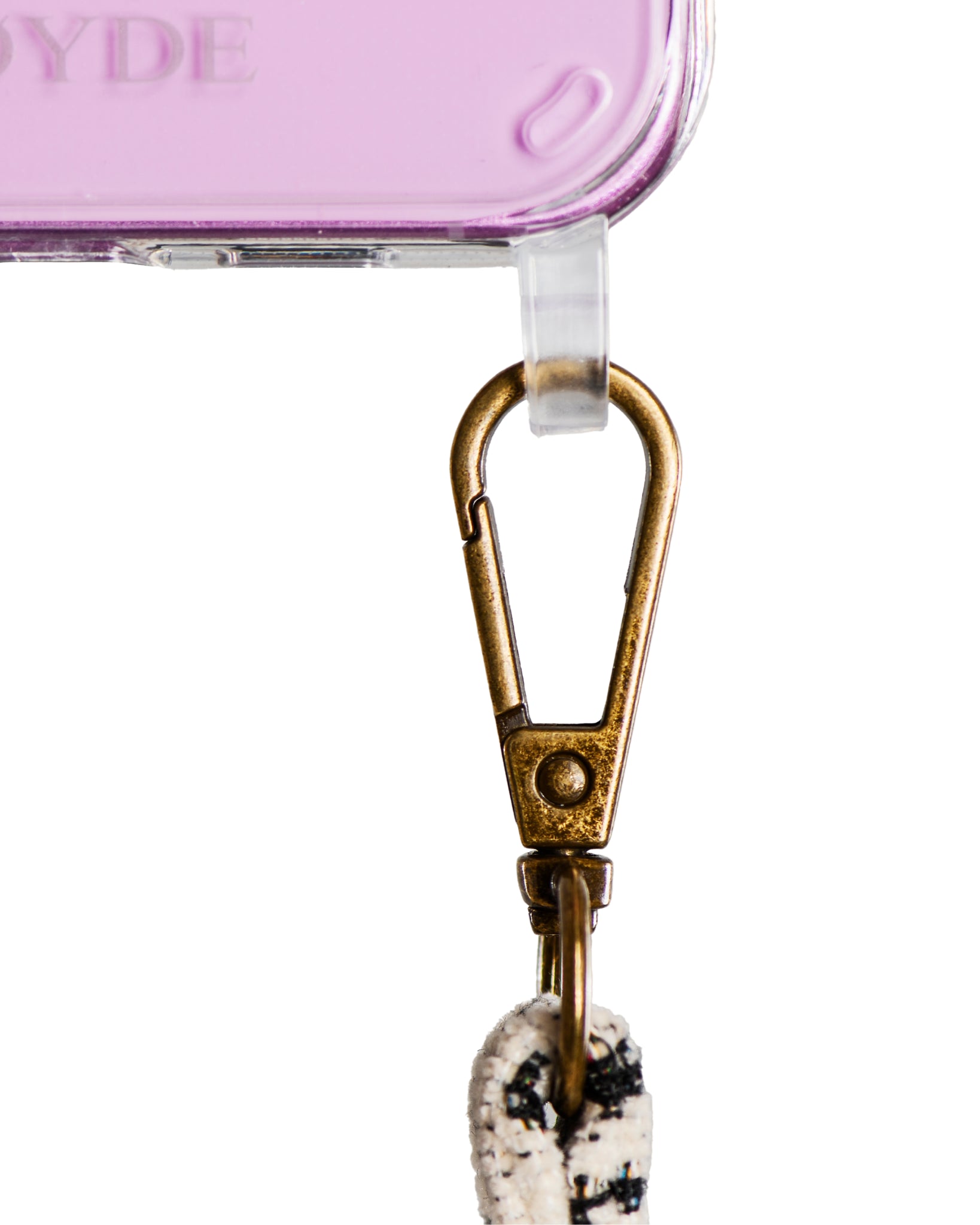 iPhone 16 hoesje - transparant met siliconen ringen